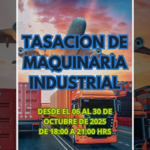 CURSO TASACIÓN DE MAQUINARIA INDUSTRIAL. Versión online